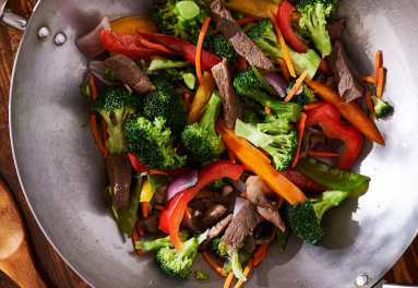 Wok de Bœuf Pays aux légumes croquants